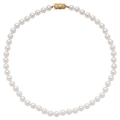 Classic Mikimoto Cultured Pearl Necklace