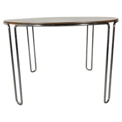 Classic Minimalist Bauhaus Marcel Breuer Style Dining Table