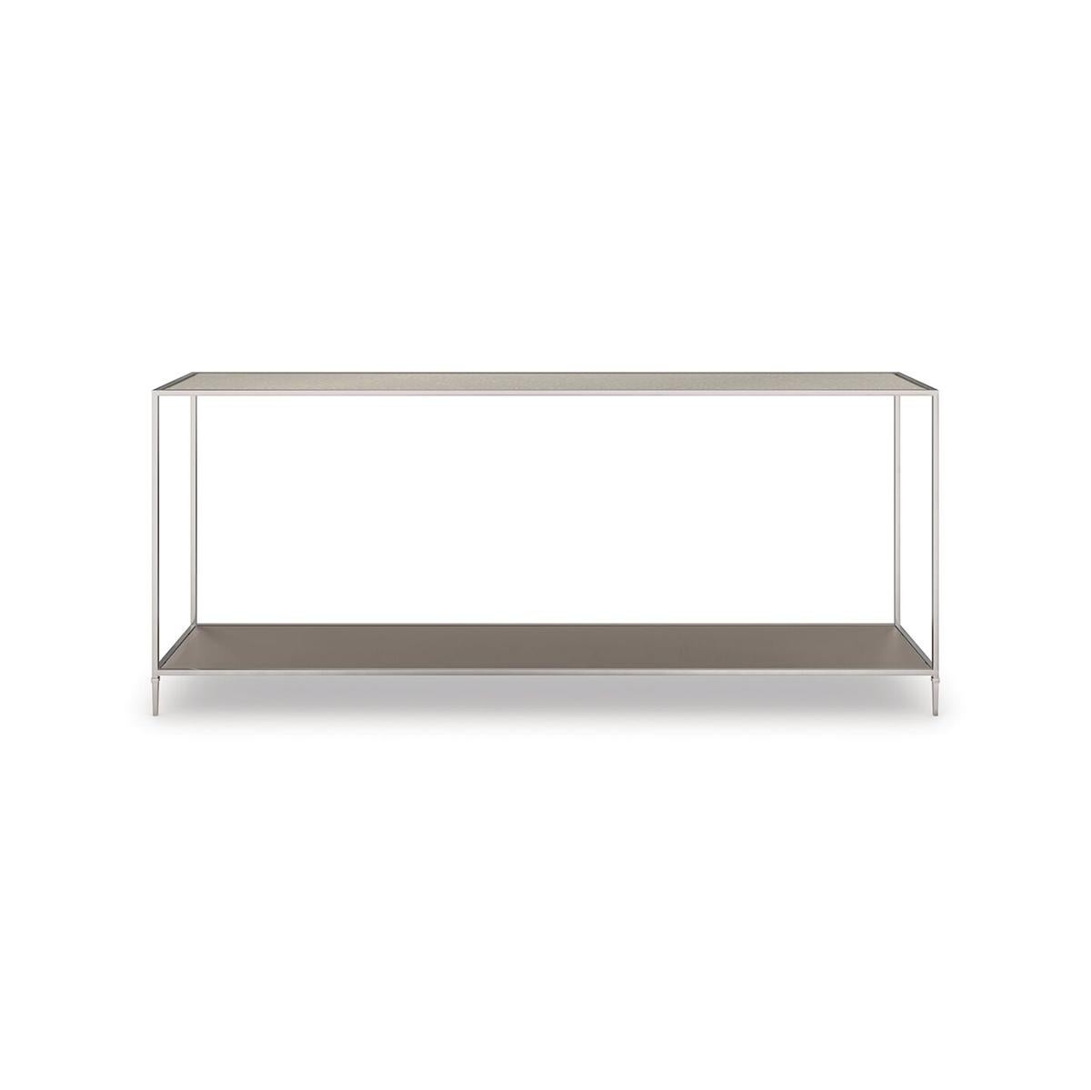 Asian Classic Modern Console Table For Sale