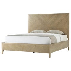 Classic Modern Frame Bed - Light - California King