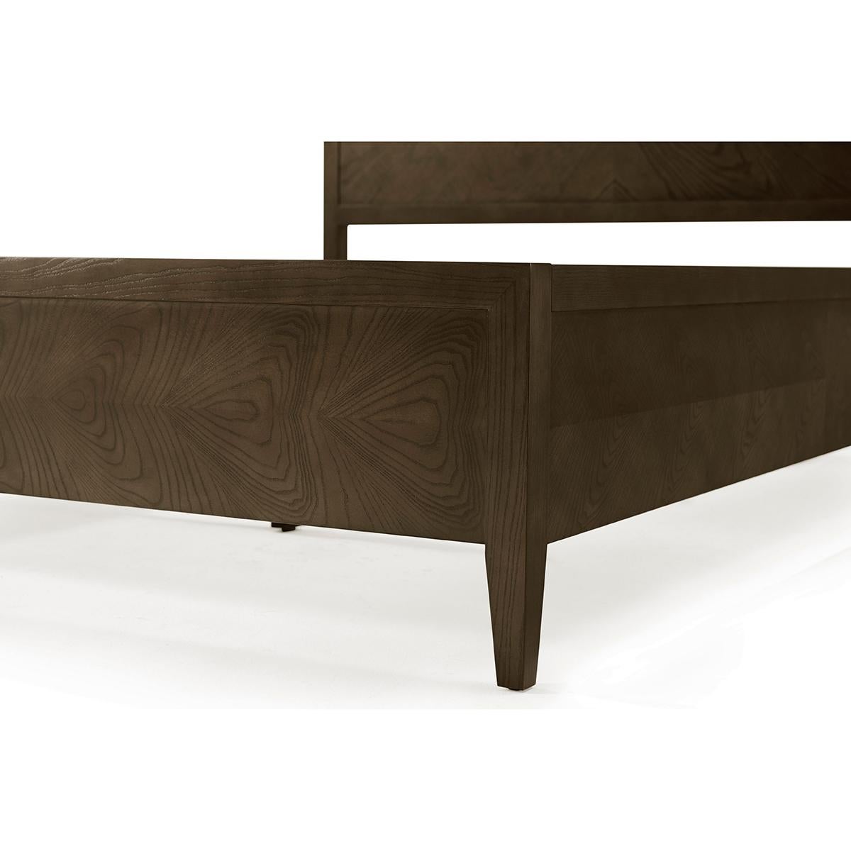Contemporary Classic Modern Frame Bed - Queen For Sale