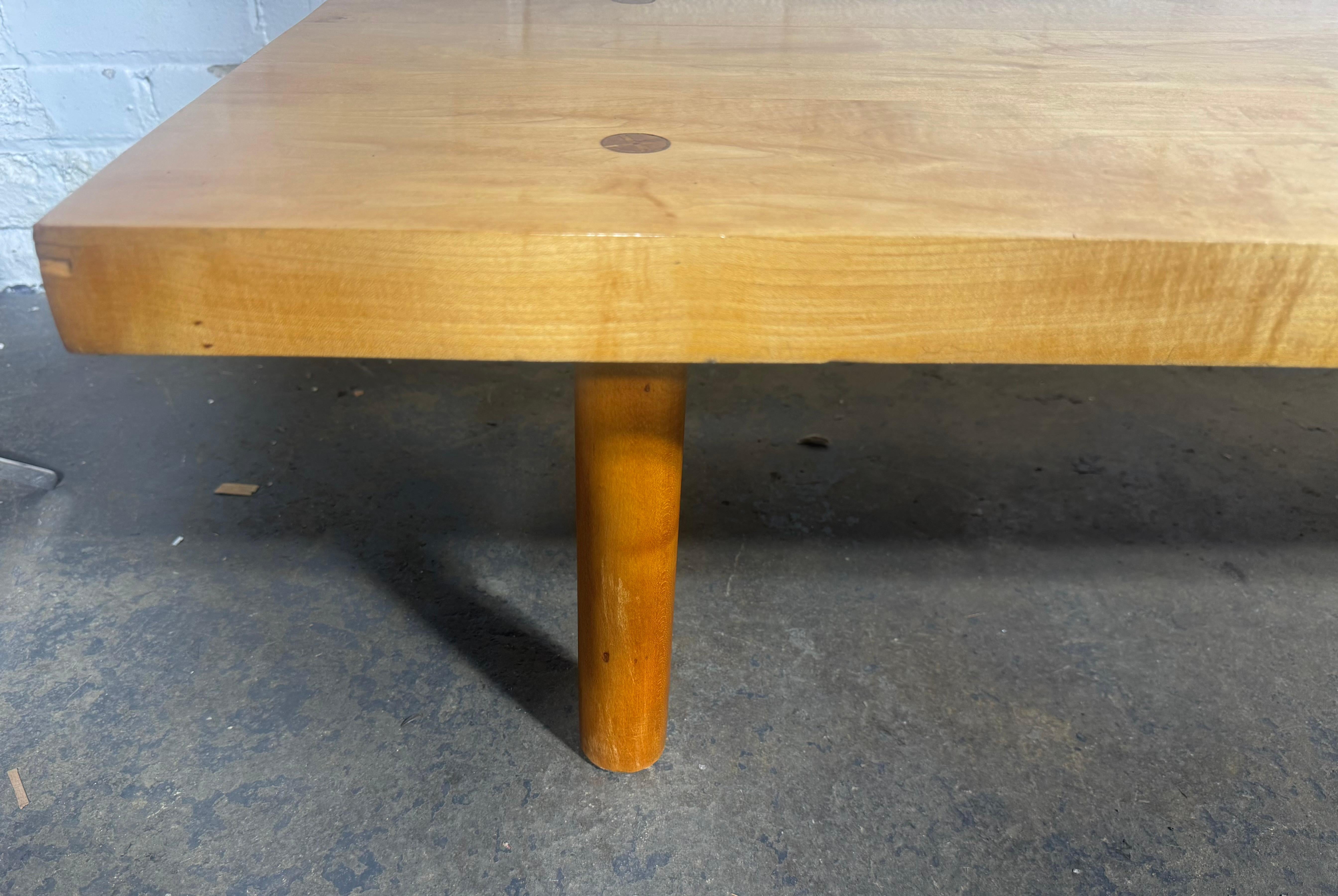 Classic Modernist Bench / low table after Charlotte Perriand For Sale 1