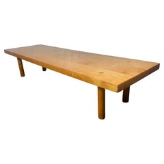 Classic Modernist Bench / low table after Charlotte Perriand