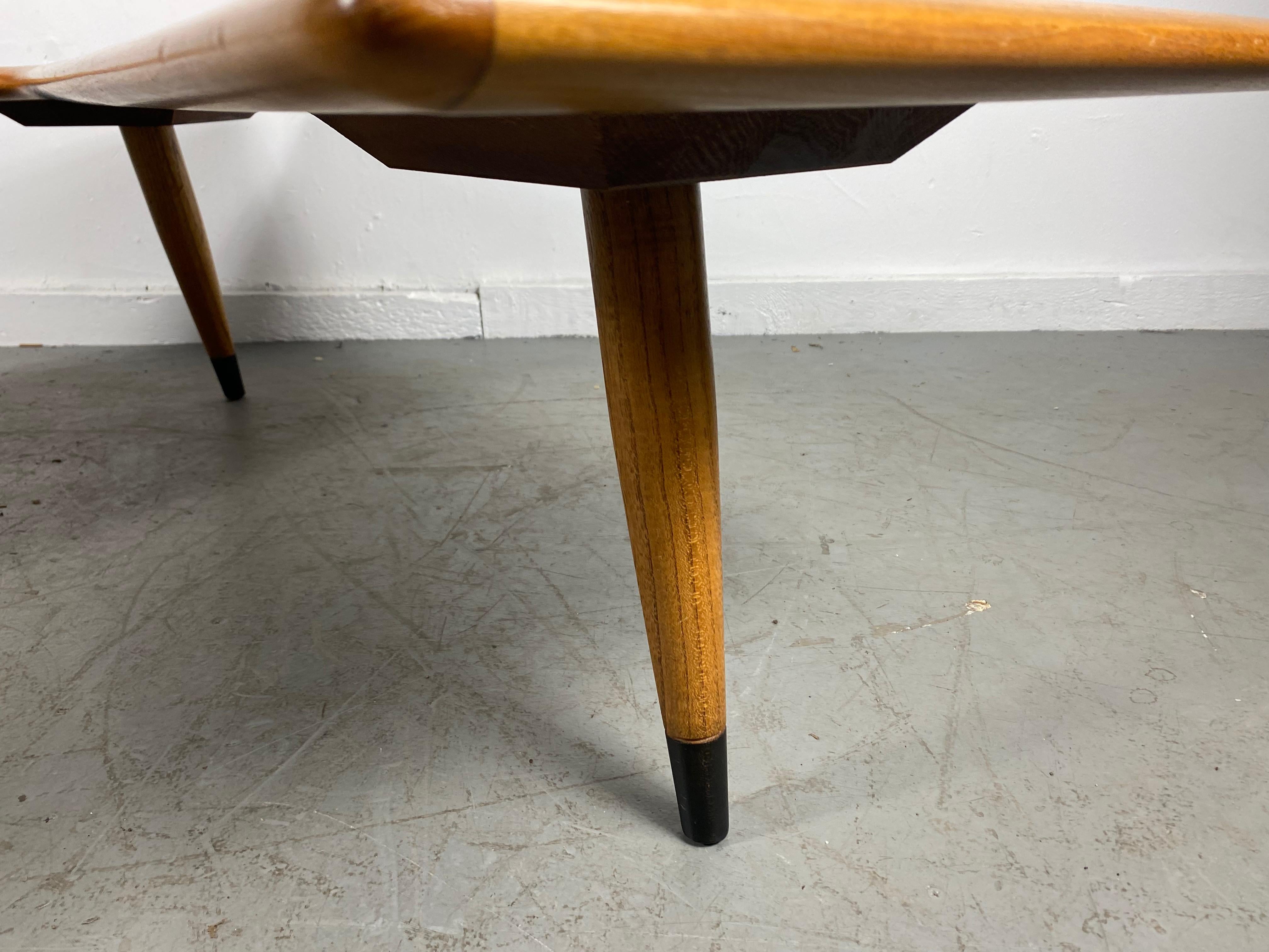 Classic Modernist Boomerang Cocktail / Coffee Table by Lane Dovetail Joinery 3