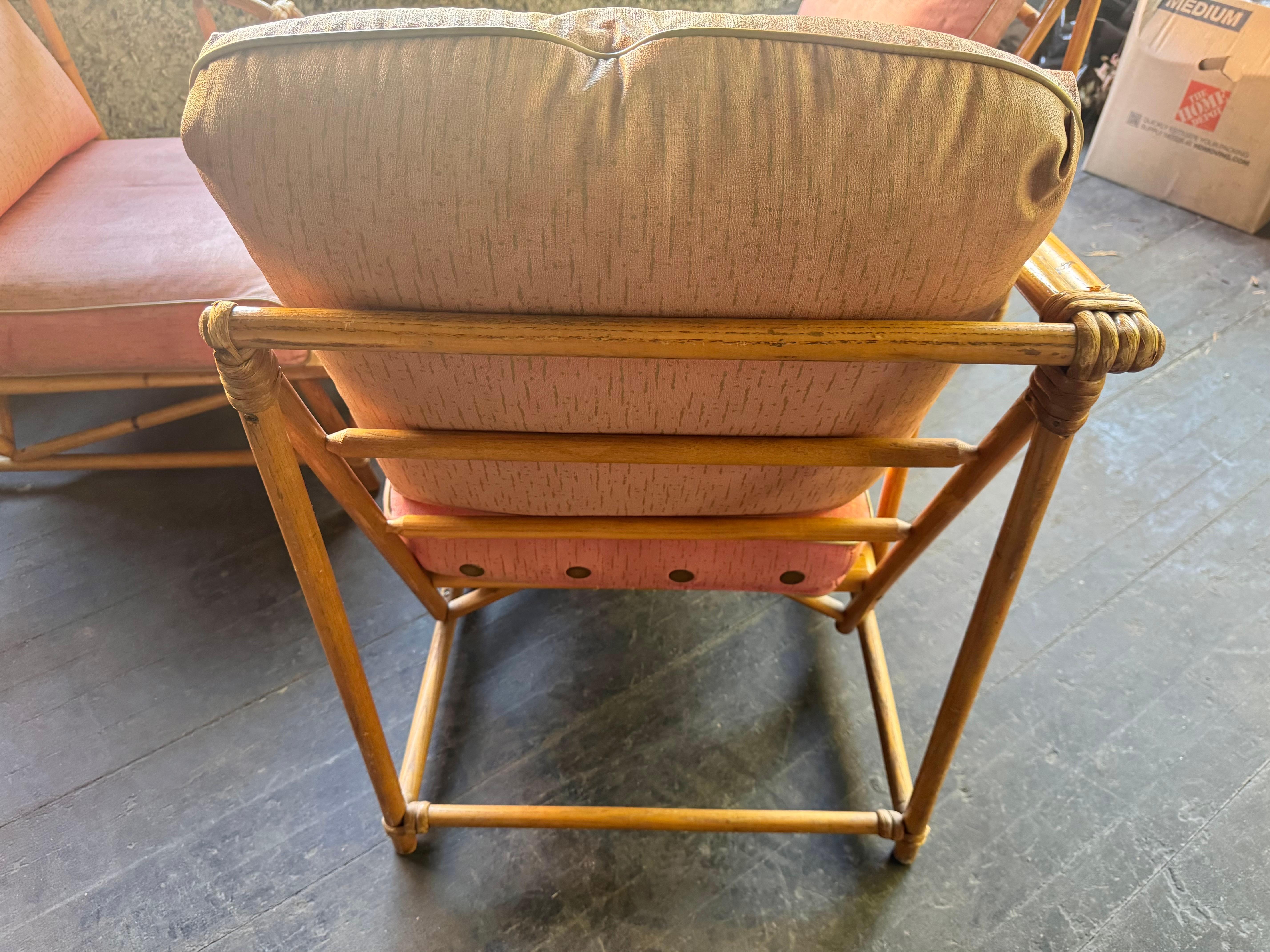 Klassische Moderne deSIGN .Heywood Wakefield Bamboo modular sofa 