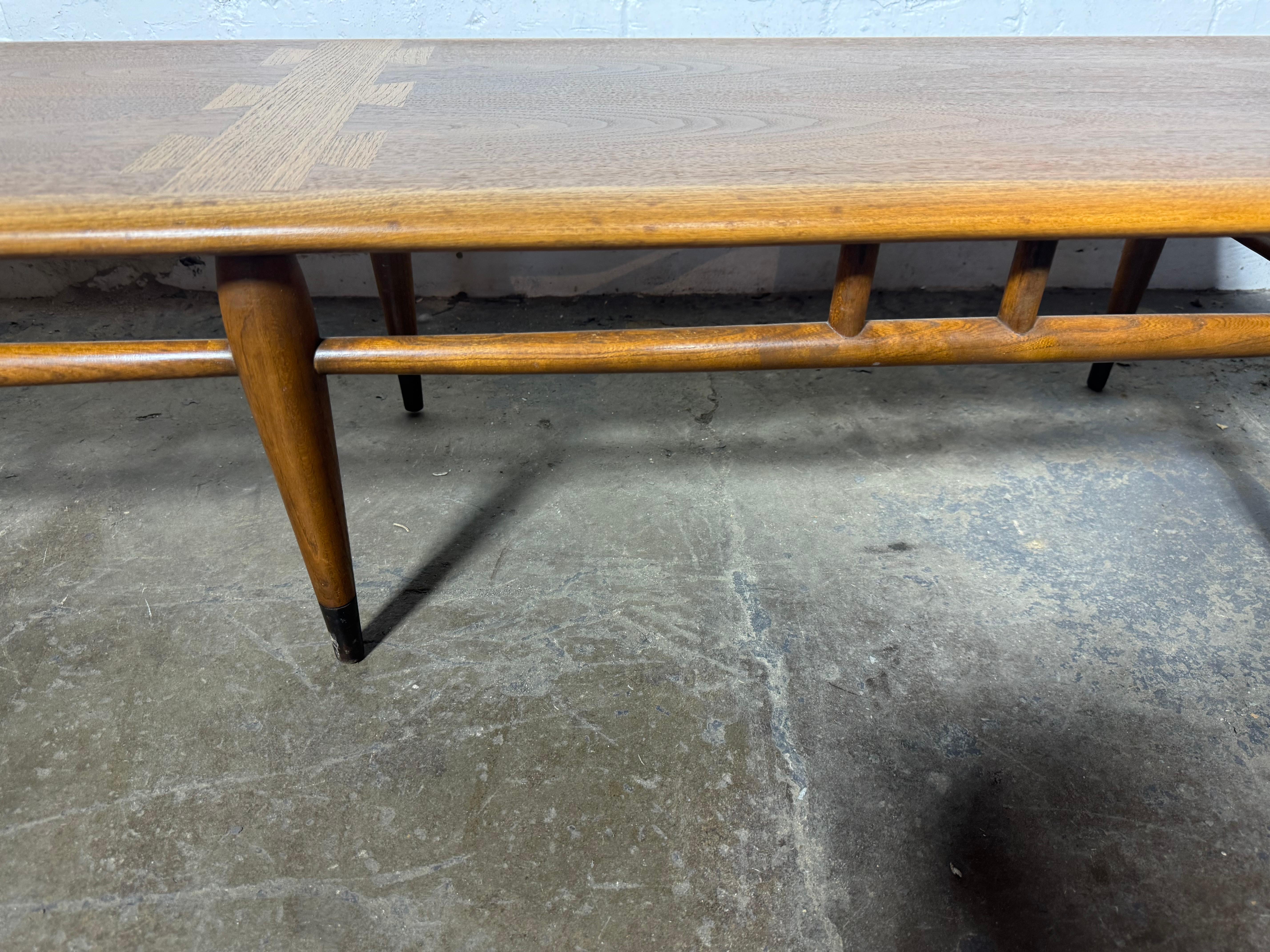 Ash Classic Modernist Extra Long Lane Acclaim Coffee / Cocktail Table For Sale