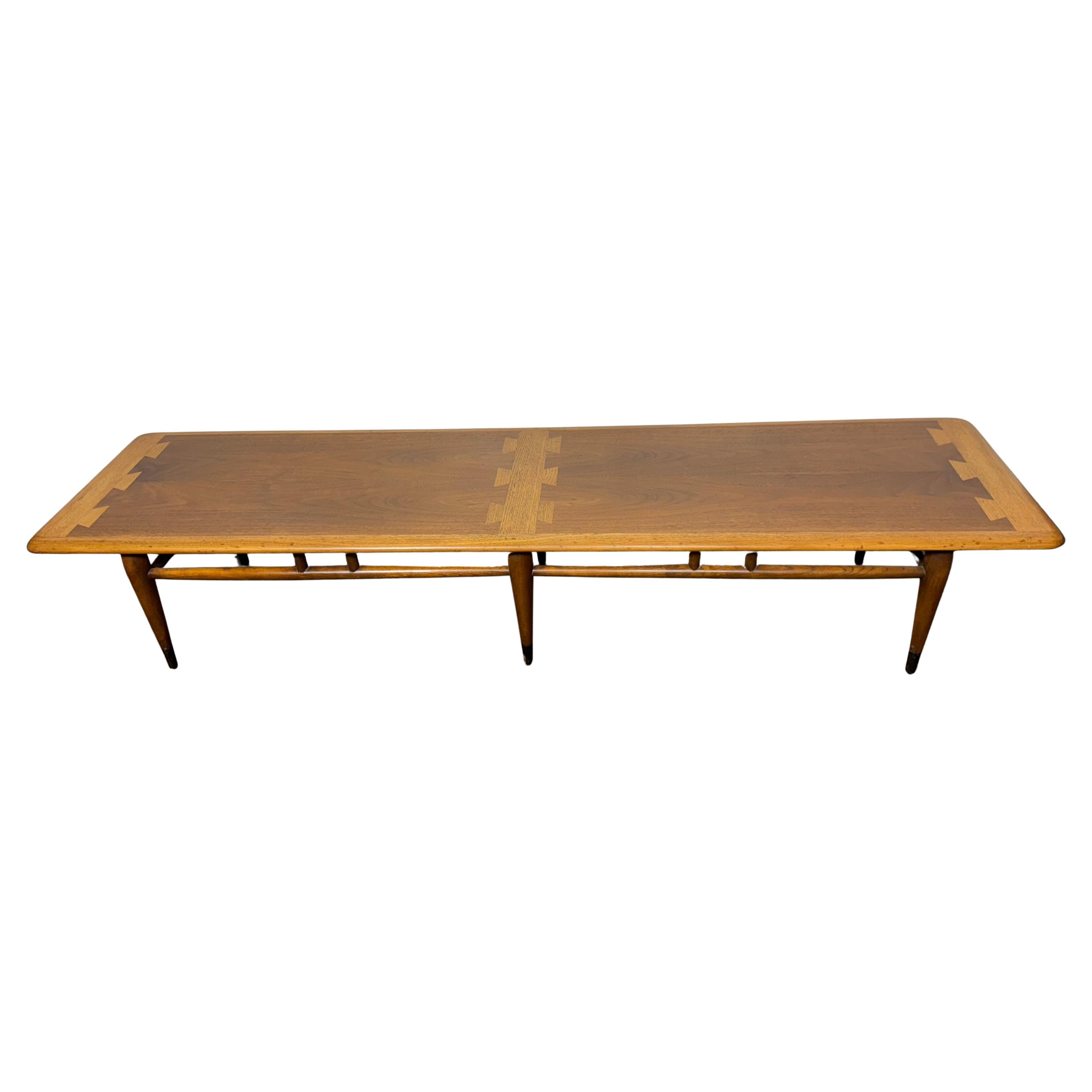 Classic Modernist Extra Long Lane Acclaim Coffee / Cocktail Table For Sale