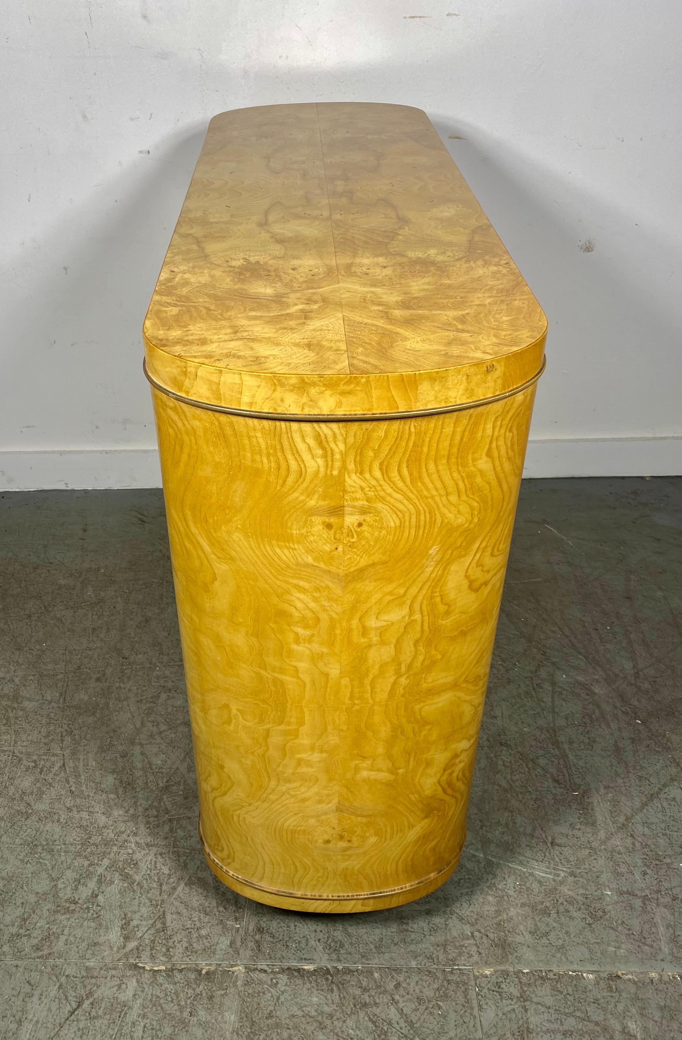 Mid-Century Modern Classic Modernist  Henredon Scene Two Olive Burl Cabinet