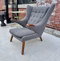 Classic Modernist " Papa Bear" Style Lounge Chair..