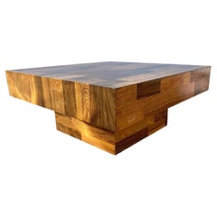 Classic Modernist Rosewood Coffee Table Attributed to Milo Baughman