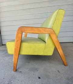 Classic Modernist Sculpted Settee Sofa by Russel Wright for Thonet