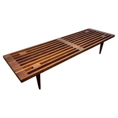 Classic Modernist Slat Bench / Table after George Nelson