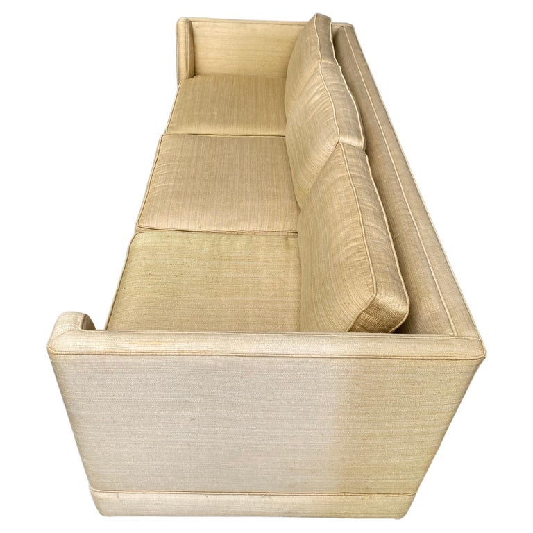 Classic Modernist Tuxedo Sofa,, even-arm by Hendredon For Sale at 1stDibs