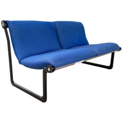 Classic Modernist Two-Seat Sling Sofa by Hannah Morrison for Knoll