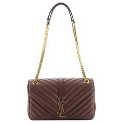 Classic Monogram Envelope Satchel Matelasse Chevron Leather Medium