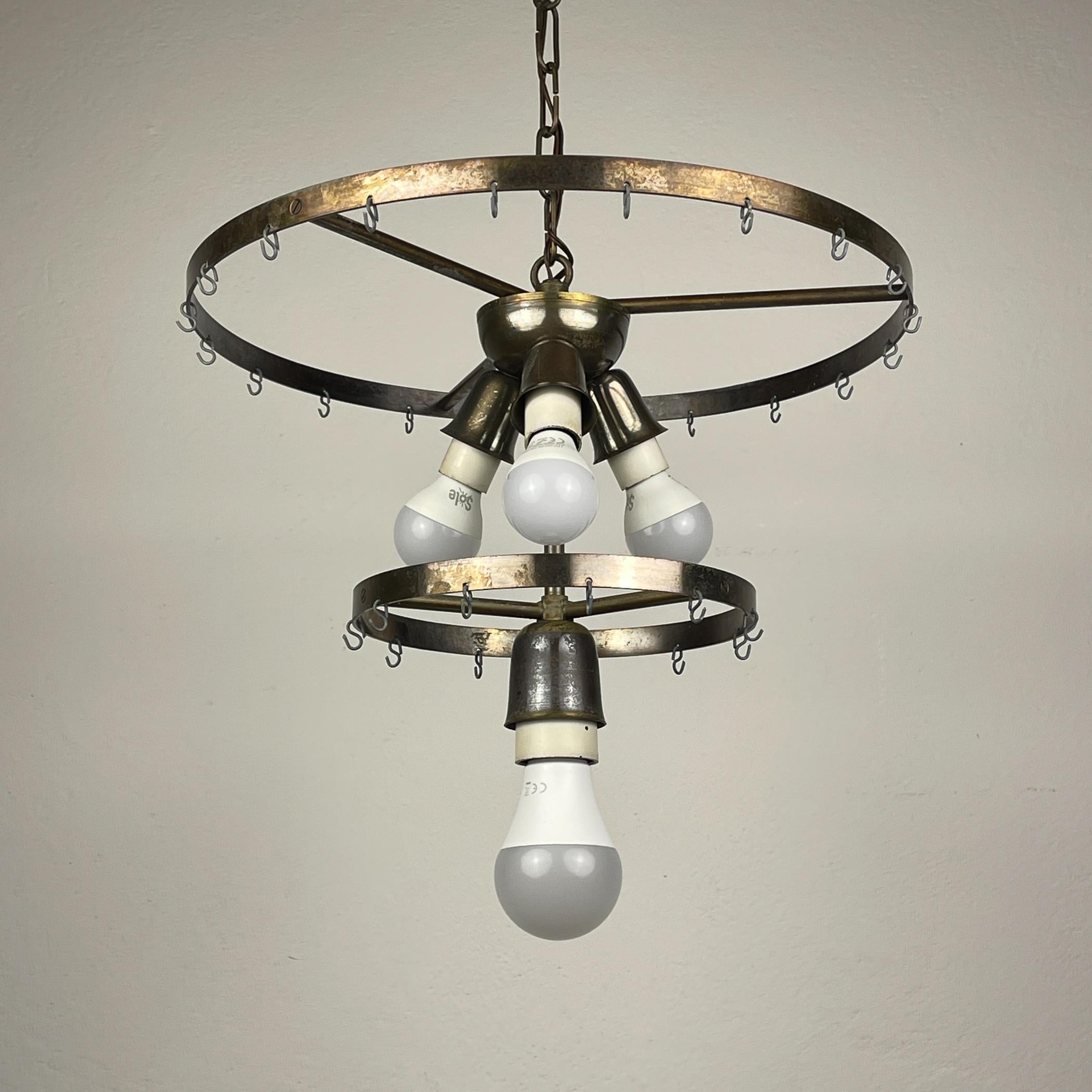 Lampadario classico di Murano Tronchi di Venini, Italia anni '60 in vendita 3