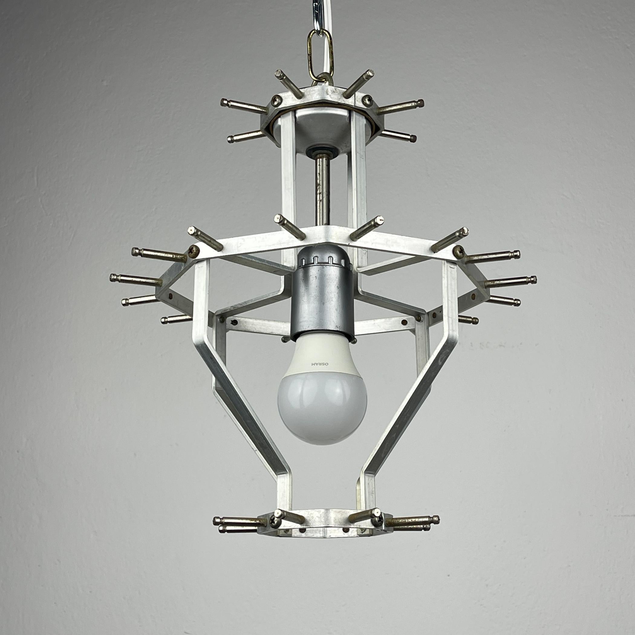 Classic Murano chandelier Tronchi by Venini, Italy 1960s en venta 4