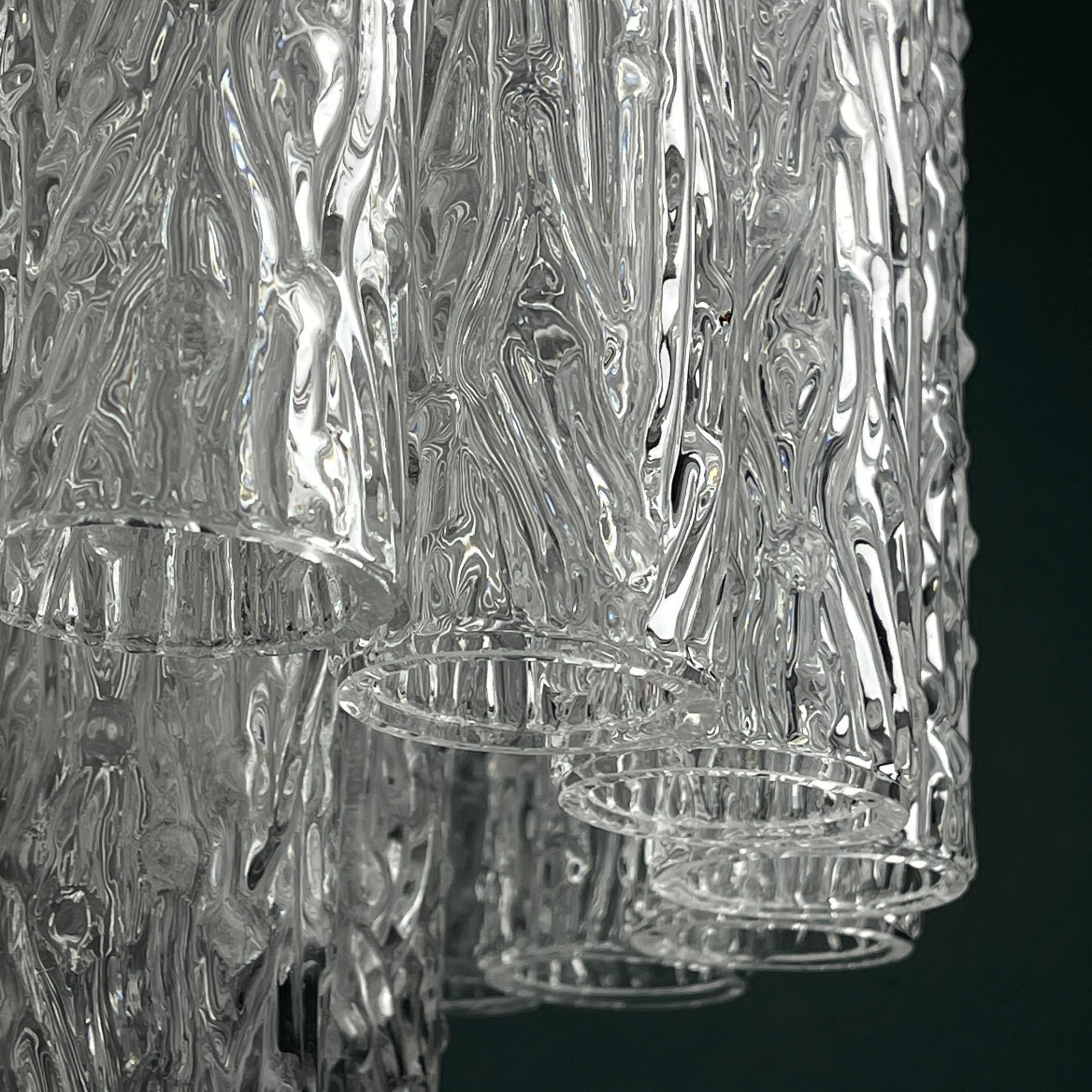 Lampadario classico di Murano Tronchi di Venini, Italia anni '60 in vendita 8
