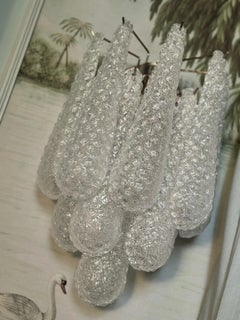 Classic Murano Wall Sconce with drop formed prisms.