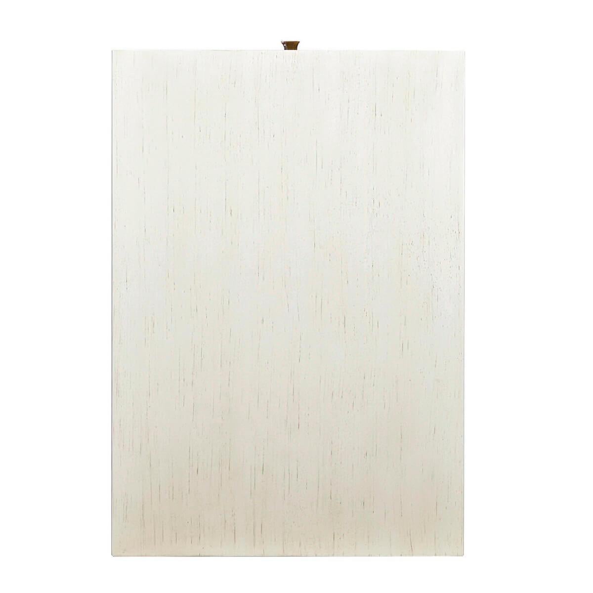 Rustique Table d'appoint étroite classique, blanc flottant en vente