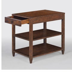 Classic Narrow Side Table, Mahogany Finish