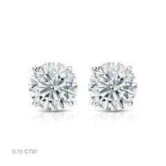 Classic Natural Diamond 0,75 ctw Ohrstecker aus 14K Weißgold