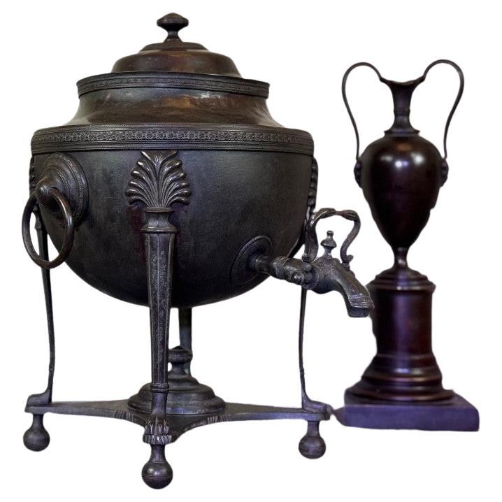 Classic Neo Bronze Samovar, Italy, 19th Century