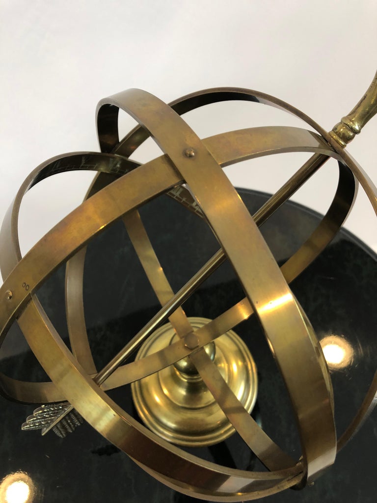 Classic Neoclassical Brass Armillary at 1stDibs