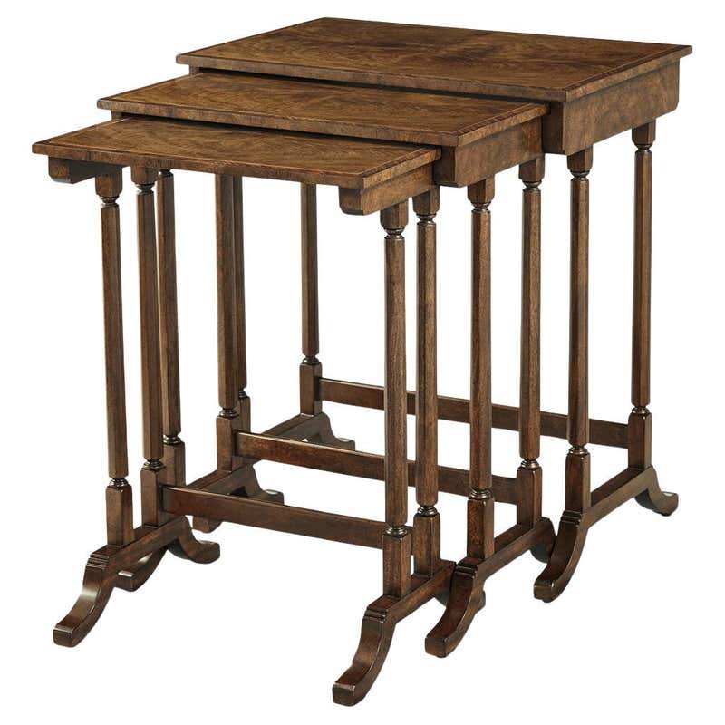 Classic Country Nest of Tables For Sale at 1stDibs