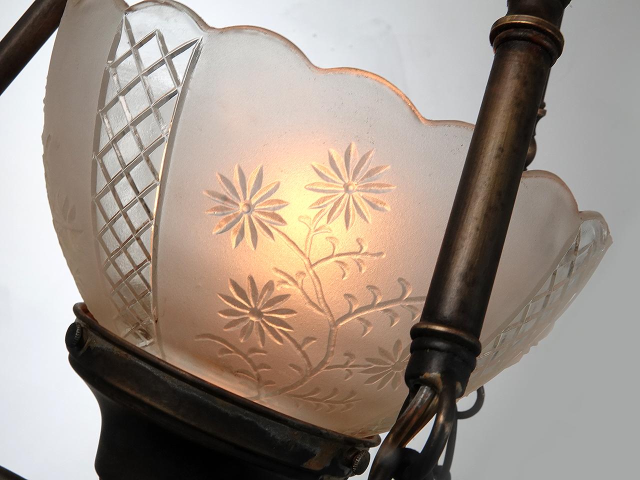 Victorian Classic New York Brownstone Foyer Lamp For Sale