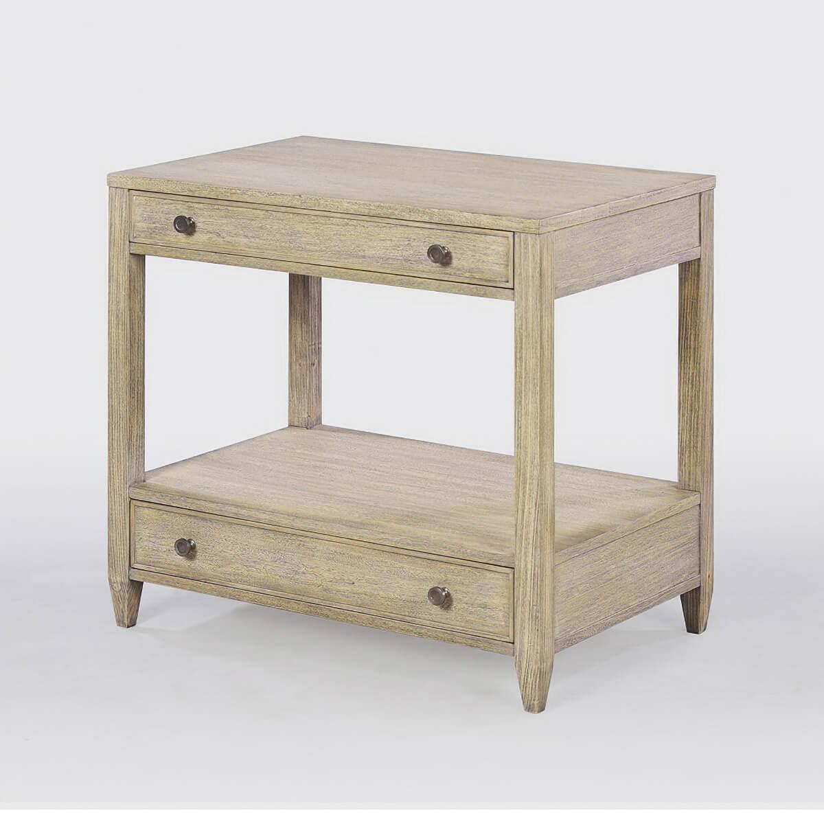 Vietnamese Classic Nightstand, Greyed For Sale