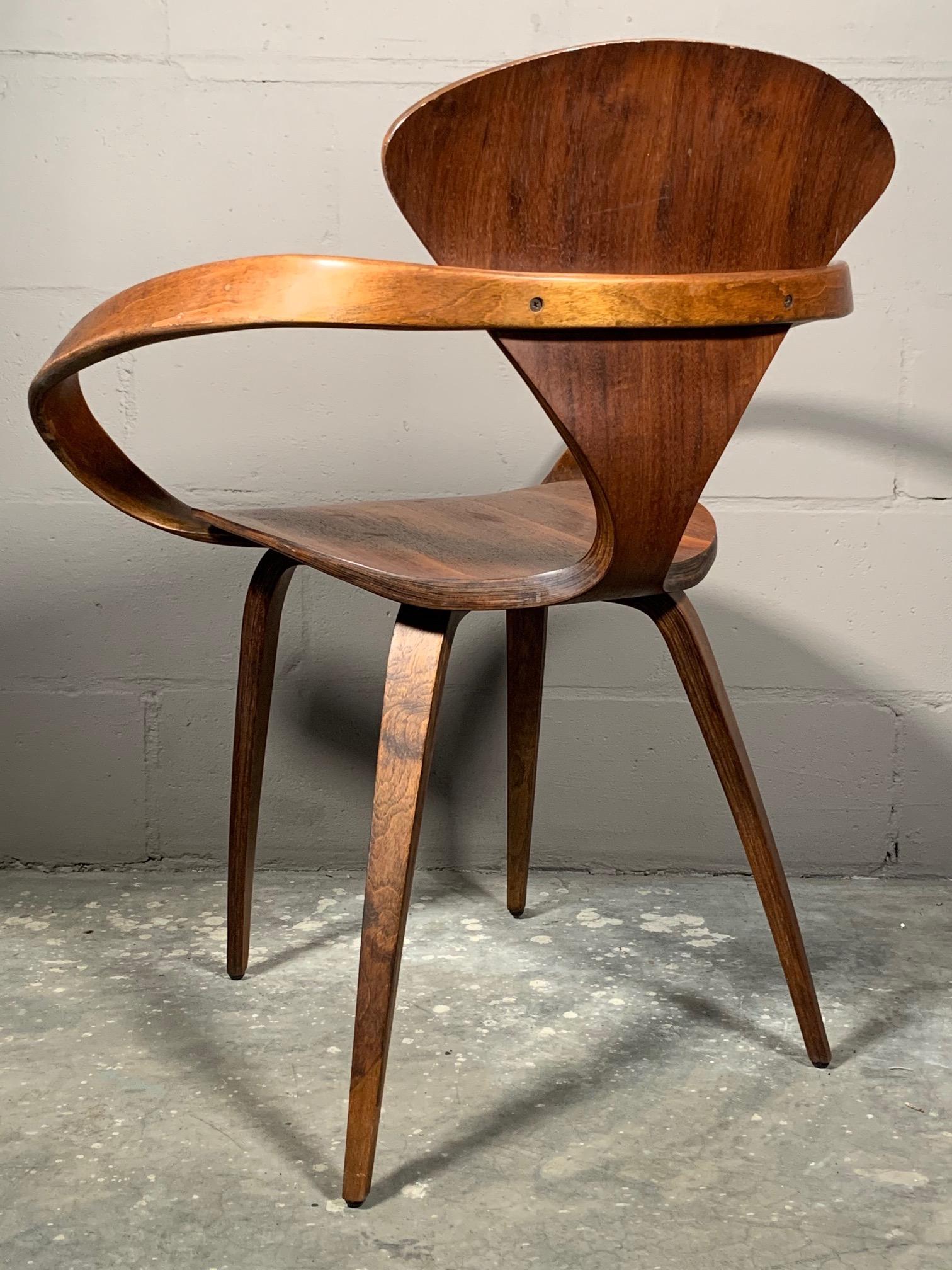 Mid-Century Modern Classic Norman Cherner Armchair for Plycraft