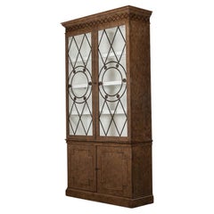 Classic Oak Display Cabinet