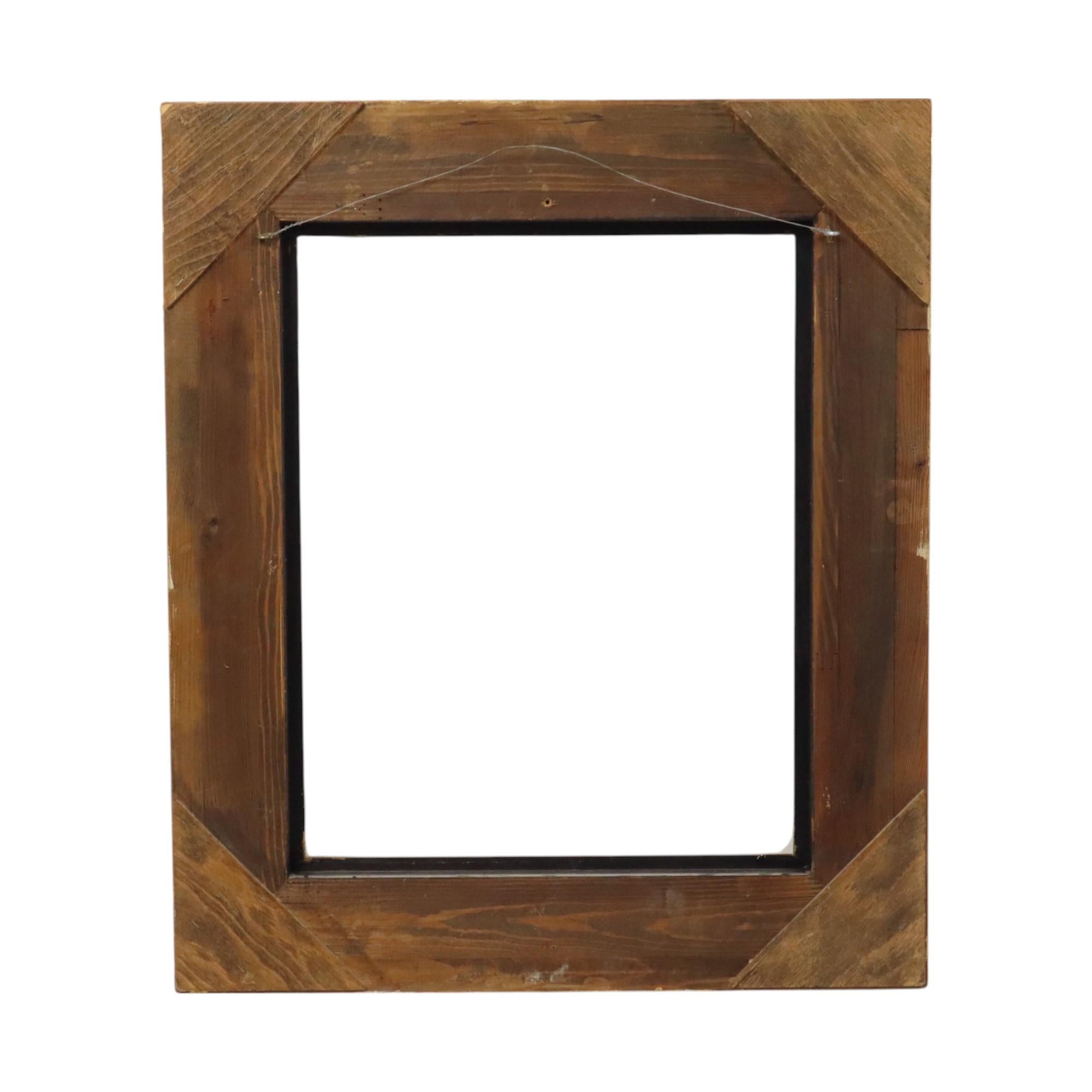 Classic Old Wooden Baroque Rococo Style Frame Gold 69x59cm For Sale 8