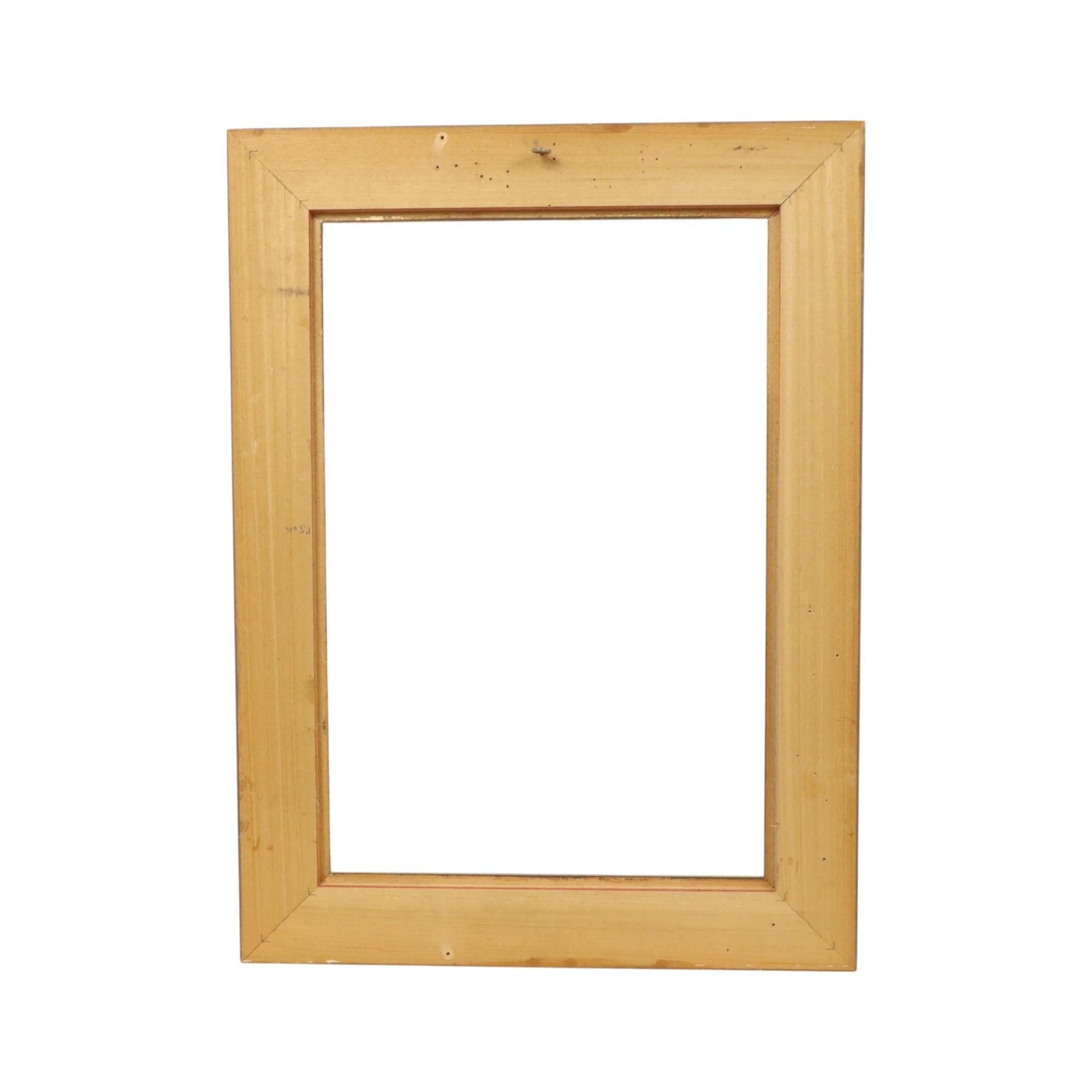 Classic Old Wooden Baroque Rococo Style Frame Gold 71x53cm For Sale 9