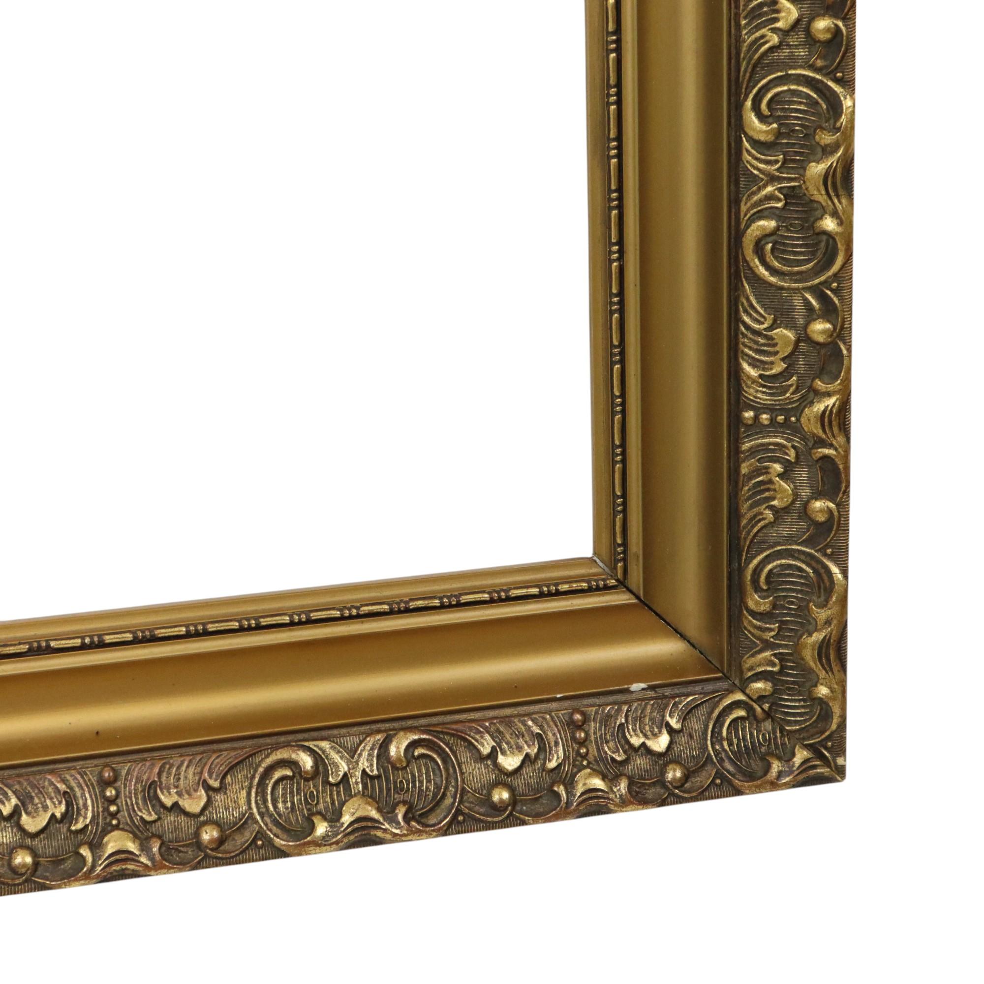 Classic Old Wooden Baroque Rococo Style Frame Gold 79x59cm For Sale 2