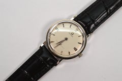 Classic Omega 302 14K White Gold Men's Wrist Watch