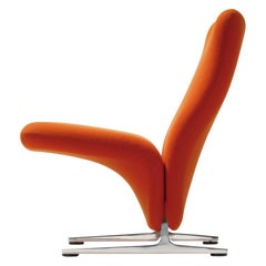 Artifort Classic Orange Chaise Concorde à haut dossier par Pierre Paulin