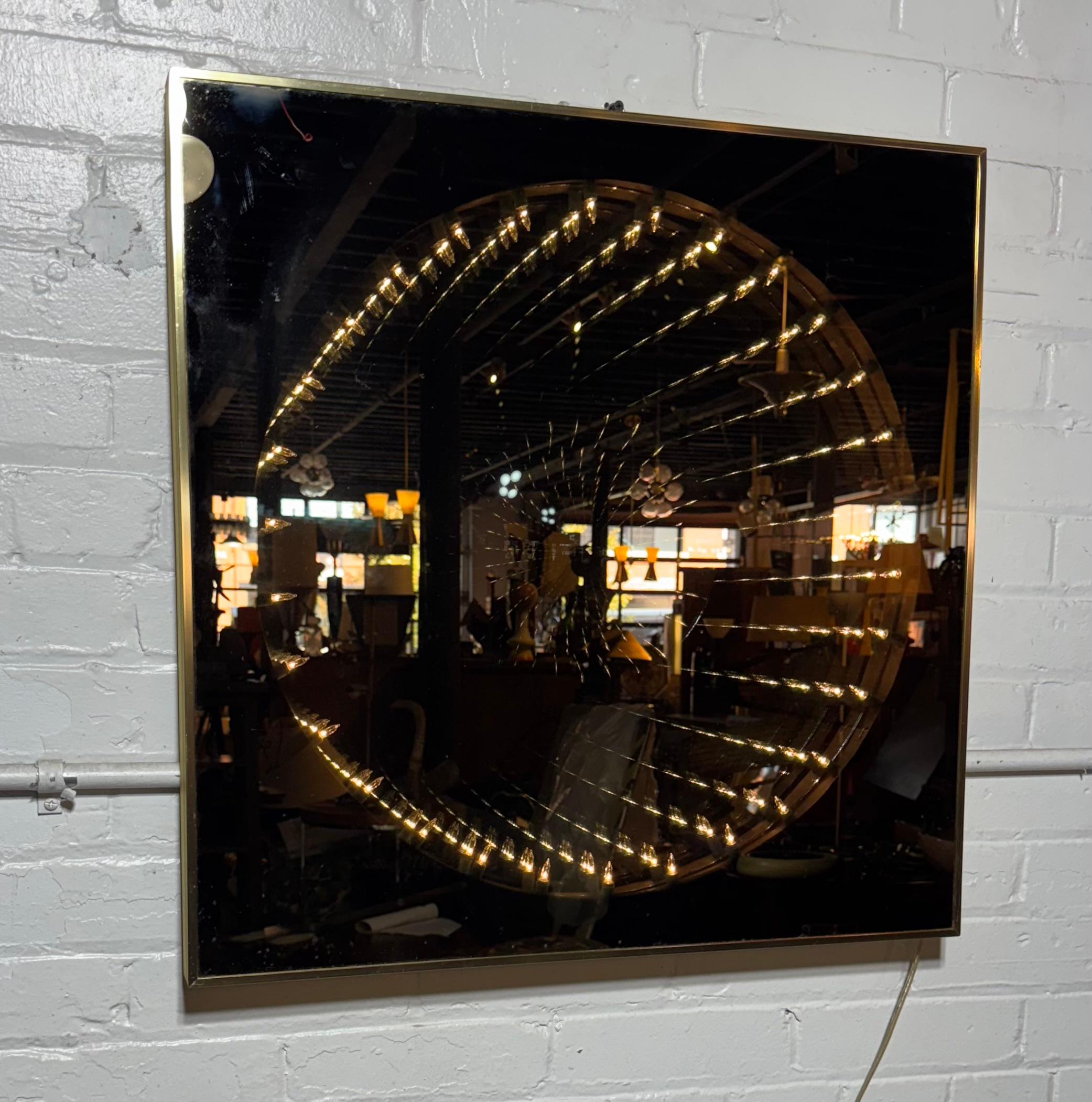 Miroir classique original pop moderniste Turner Infinity Mirror en vente 4