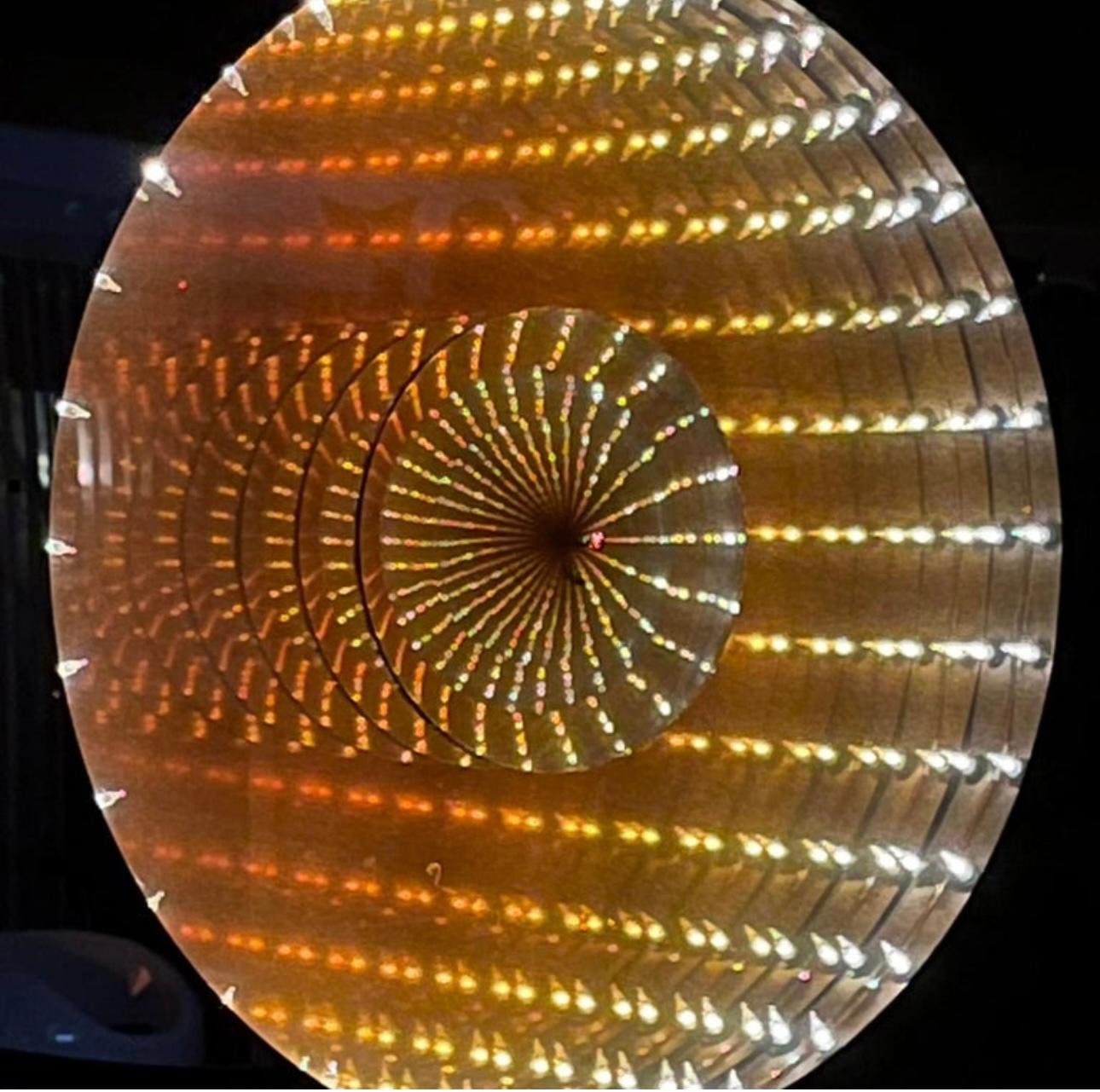 Américain Miroir classique original pop moderniste Turner Infinity Mirror en vente