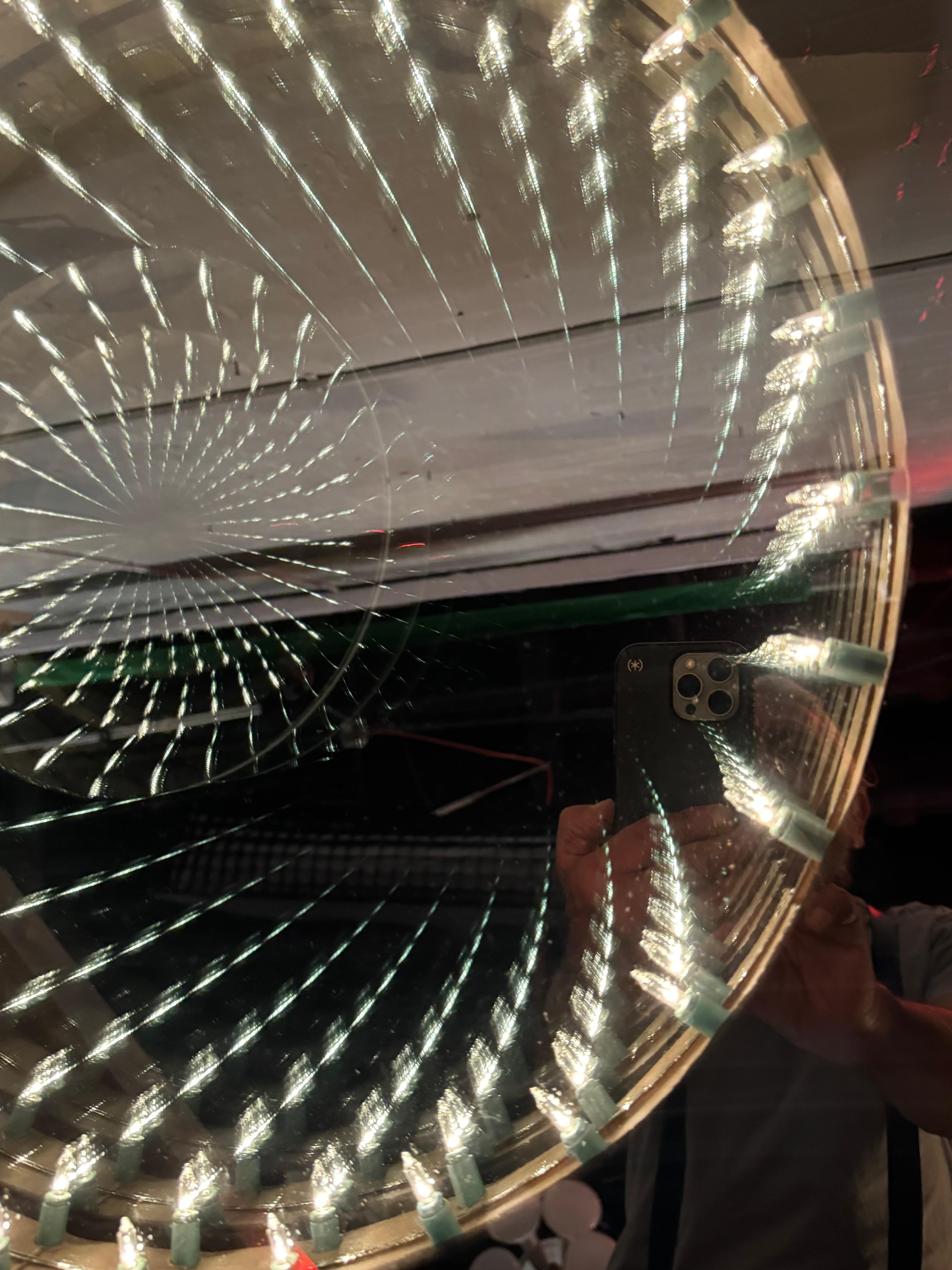 Fin du 20e siècle Miroir classique original pop moderniste Turner Infinity Mirror en vente