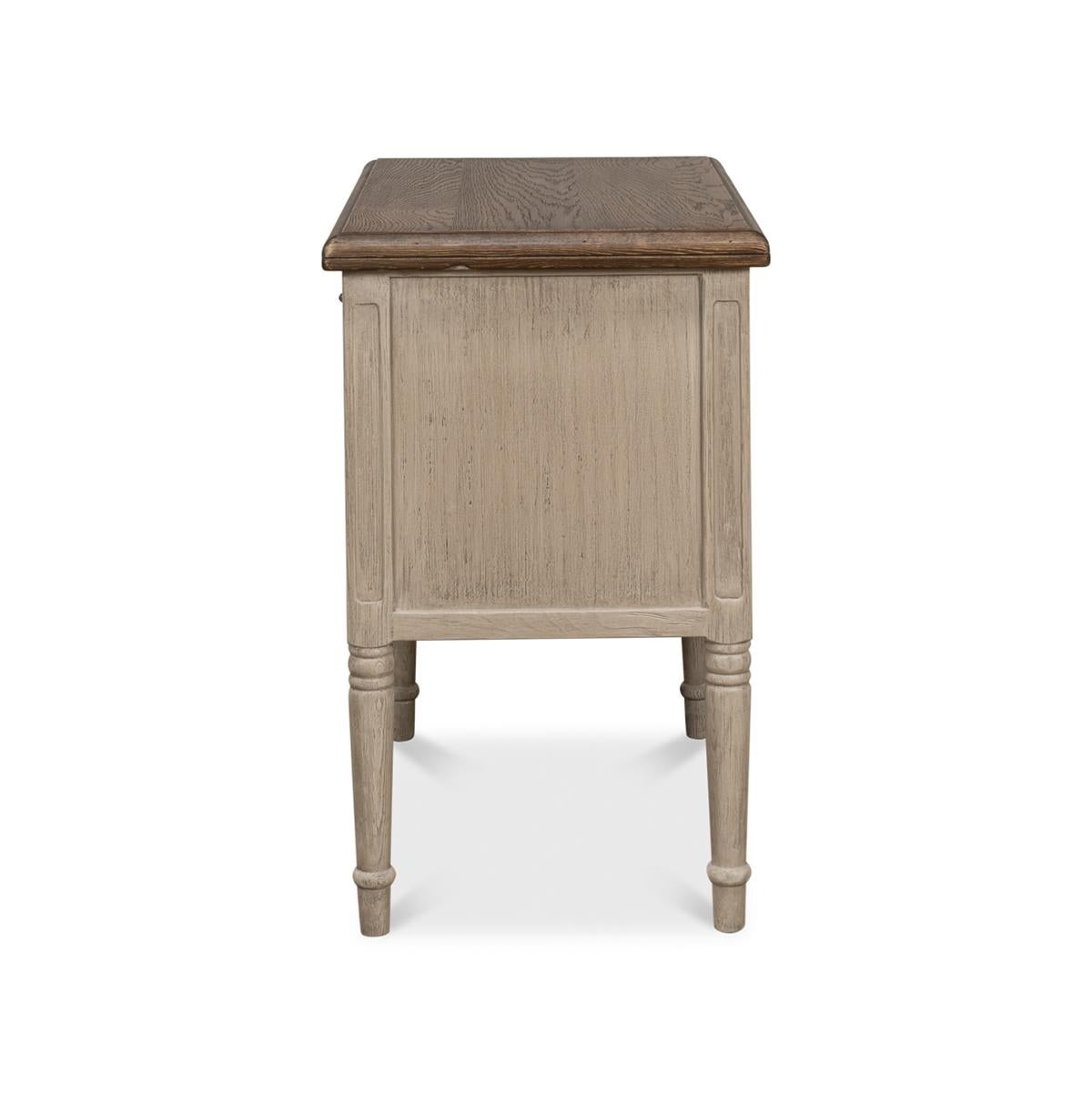 Wood Classic Painted End Table For Sale