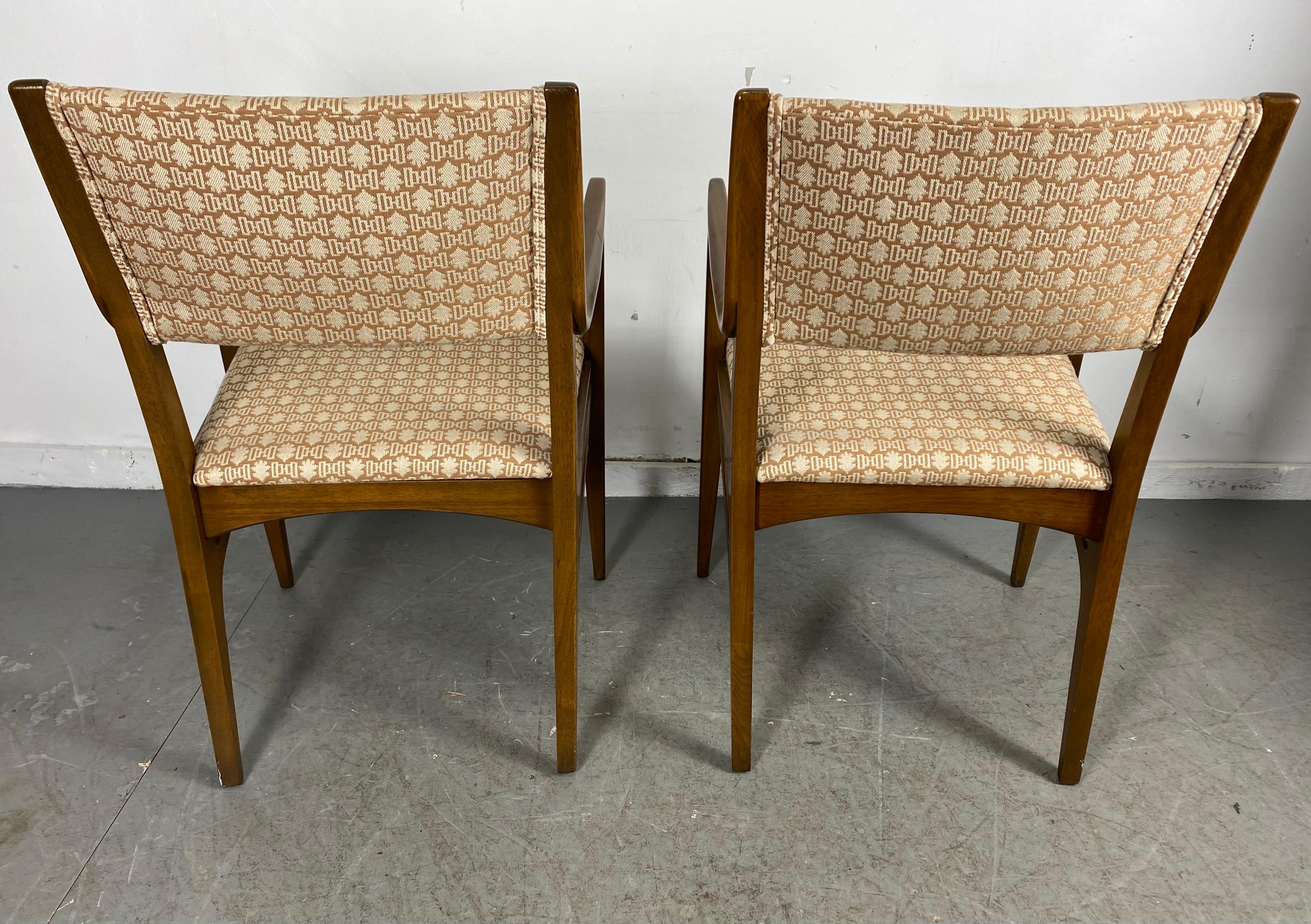 Classic Pair of Modernist Armchairs by John Van Koert for Drexel For Sale 2