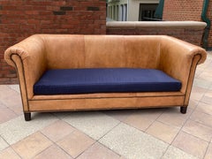 Classic Pair of Ralph Lauren Chesterfield Style Brompton Supple Leather Sofas