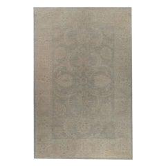 Classic Pakistani Hand-Knotted Sultanabad Wool Area Rug 6x9