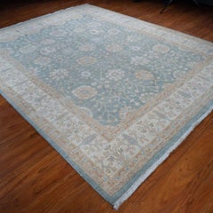 Classic Pakistani Hand-Knotted Sultanabad Wool Area Rug 8x10