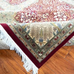 Classic Pakistani Hand-Knotted Tabriz Garden Wool Rug 9x12