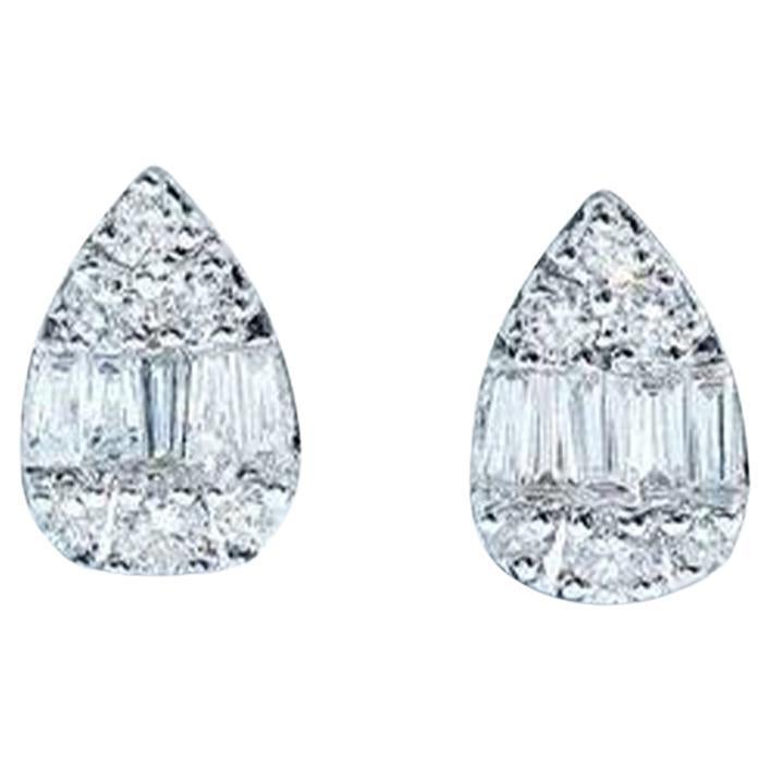 Classic Pear Studs For Sale