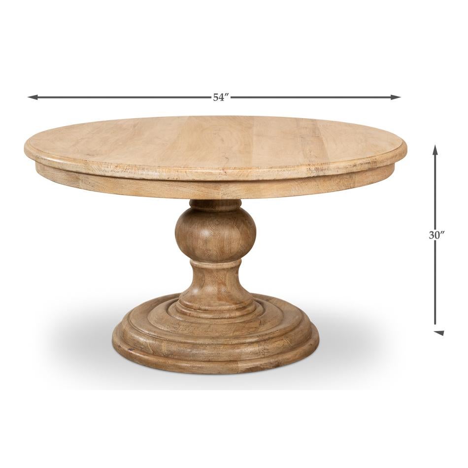 Classic Pedestal Dining Table For Sale 3