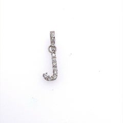 Classic Pendant for a Classic Girl, The Initial Pendant Letter "J"